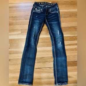 Rock Revival Raven Straight Jeans. Size 23